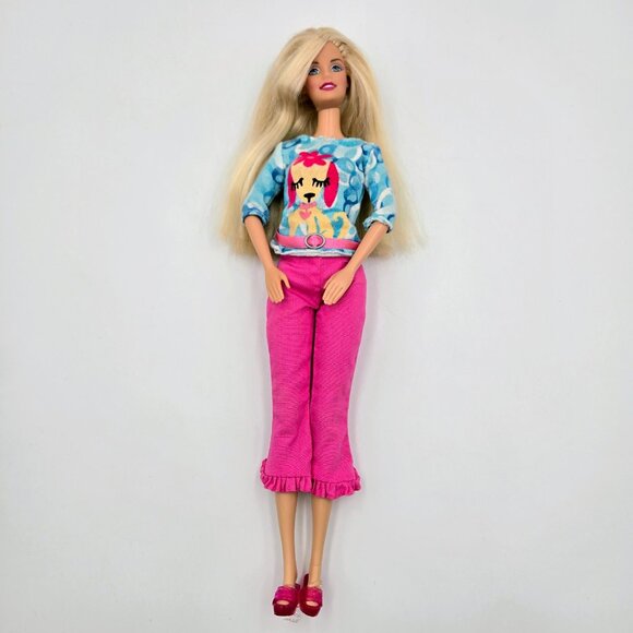 Barbie Stylin Pup Barbie Doll & Dog Ginger Cocker Spaniel 56684 2002 Mattel Read - Picture 14 of 16